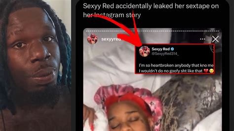 sexxy red leak|Sexyy Red Breaks Silence on IG Sex Tape Leak